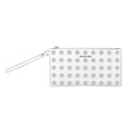 White Leather Clutch Bag