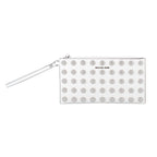 White Leather Clutch Bag