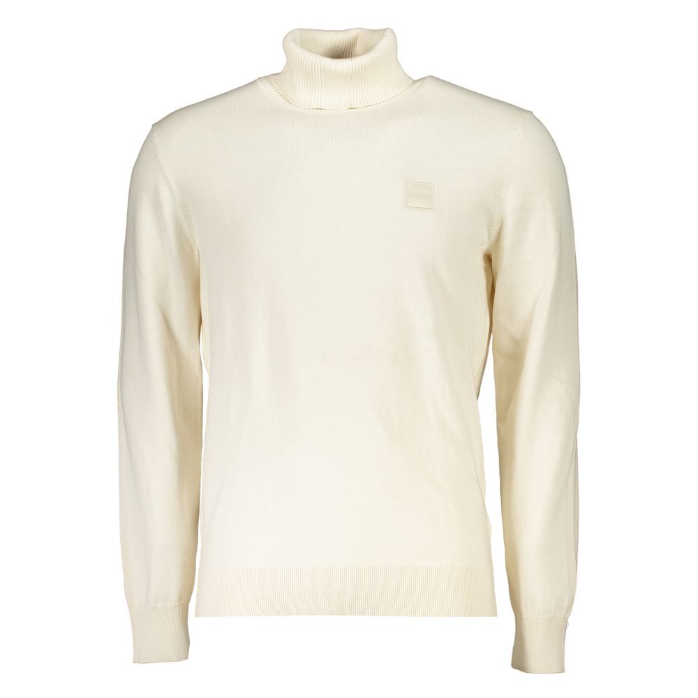 White Cotton Turtleneck