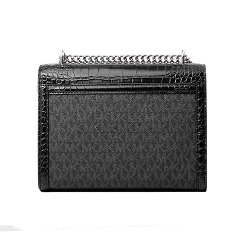 Black Canvas Crossbody Bag