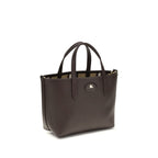 Beige Calf Leather Bos Taurus Shoulder Bag