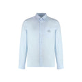 Blue Cotton Dress Shirt