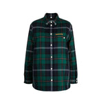 Bicolor Wool Pattern Shirt