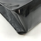 Black Patent Leather Tote