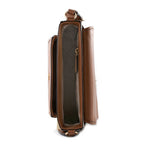Beige Canvas Crossbody Bag