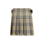 Multicolor Wool Oves Aries Mini Skirt