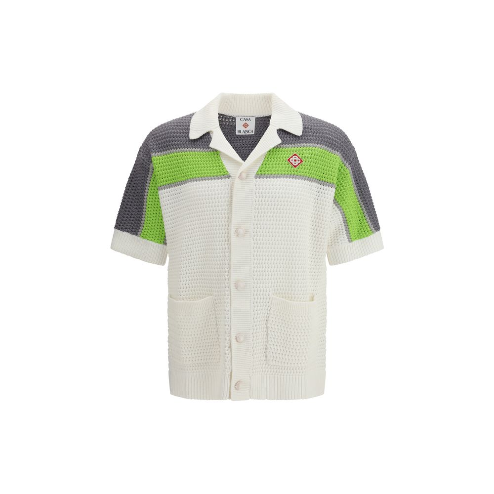 White Cotton Shortsleeve Shirt