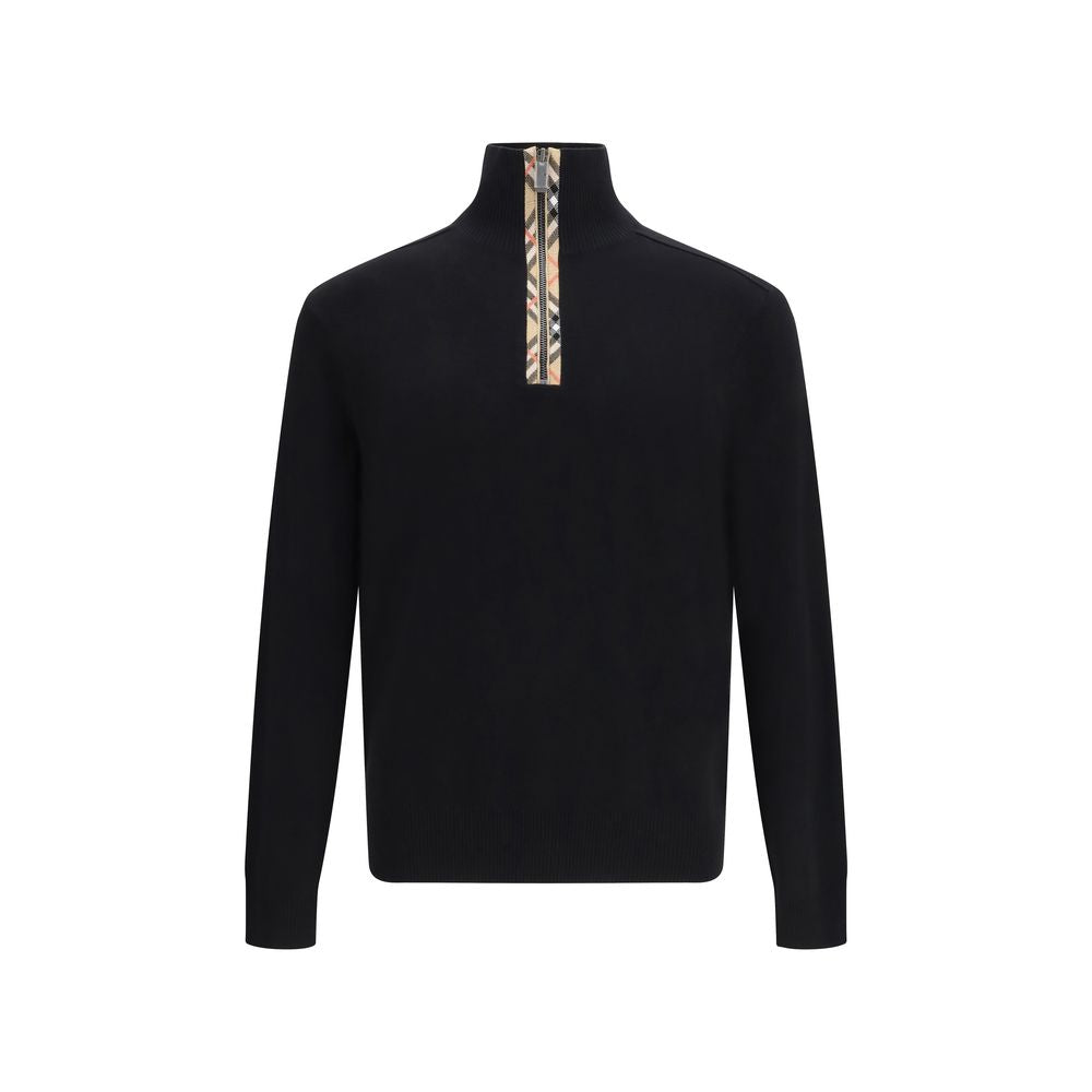 Black Wool Sweatshirt