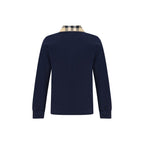 Blue Cotton Polo Shirt