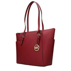Red Leather Shoulder Bag