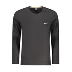 Black Cotton Men T-Shirt