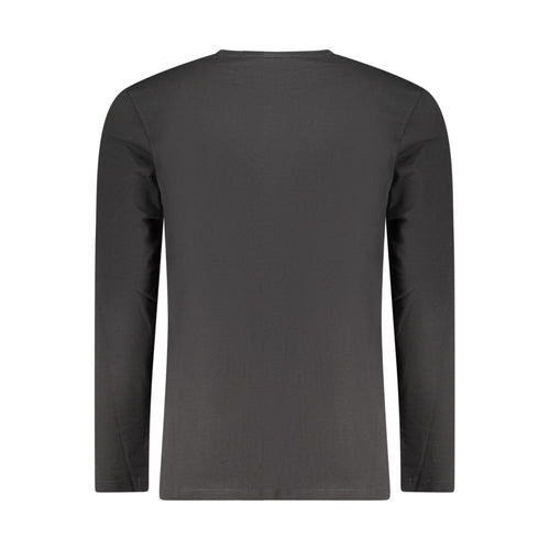 Black Cotton Men T-Shirt