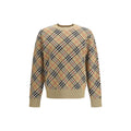Beige Cotton Sweatshirt
