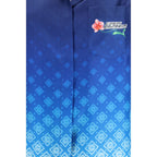 Blue Silk Shirt