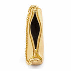 Gold Leather Shoulder Bag