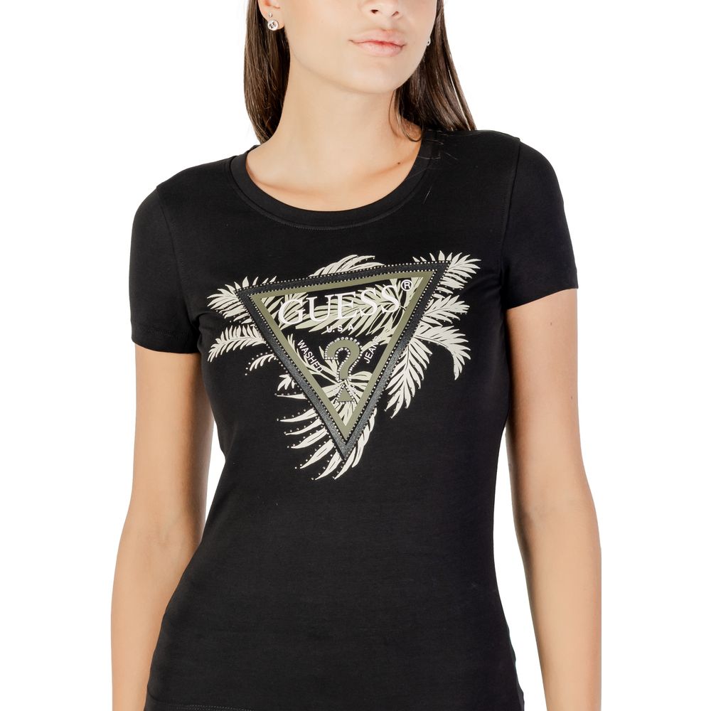 Black Cotton T-Shirt