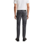 Gray Cotton Relaxed Fit Jeans