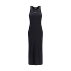 Black Cotton Casual Dress