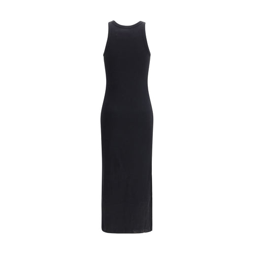 Black Cotton Casual Dress