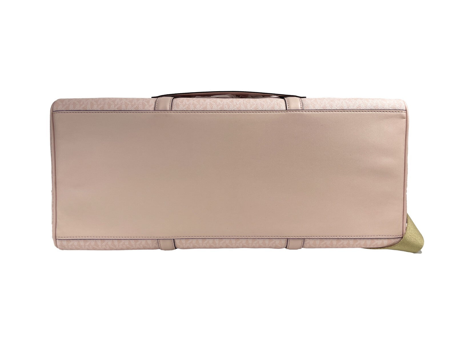 Michael Kors Travel Extra Large Powder Blush PVC Top Zip Weekender Luggage Bag