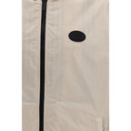 Beige Polyester Shell Jacket