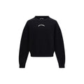 Black Cotton Sweatshirt