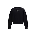 Black Cotton Sweatshirt