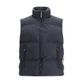 Black Polyamide Sleeveless Jacket