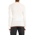 White Silk T-Shirt