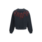 Black Cotton Sweatshirt