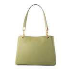 Bicolor Leather Handbag
