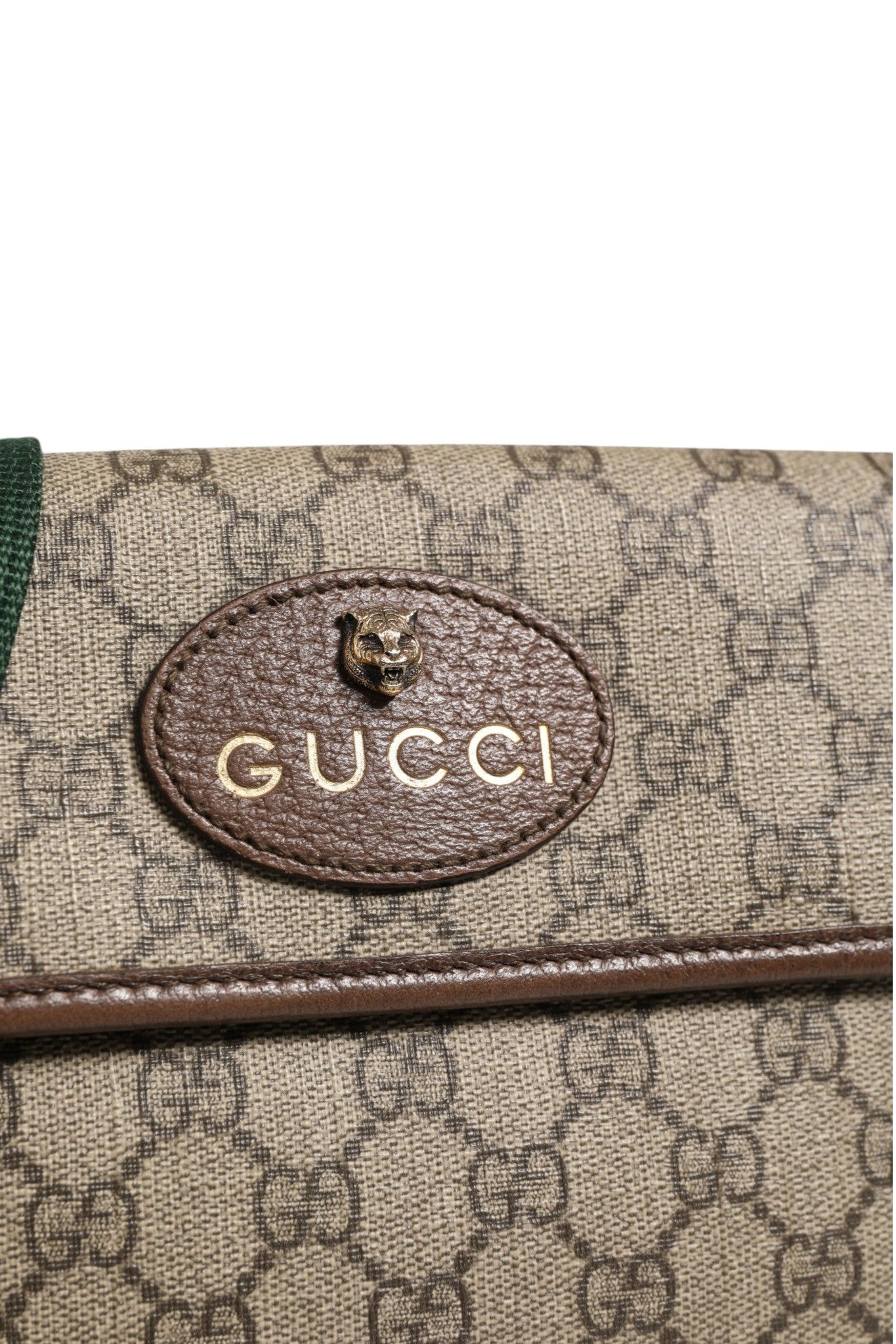 Supreme Monogram Neo Vintage Web Belt Bag Brown