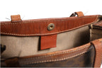 Macadam Canvas Shoulder Tote Bag