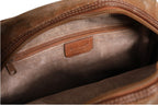 Brown and Gold Crossbody Bag