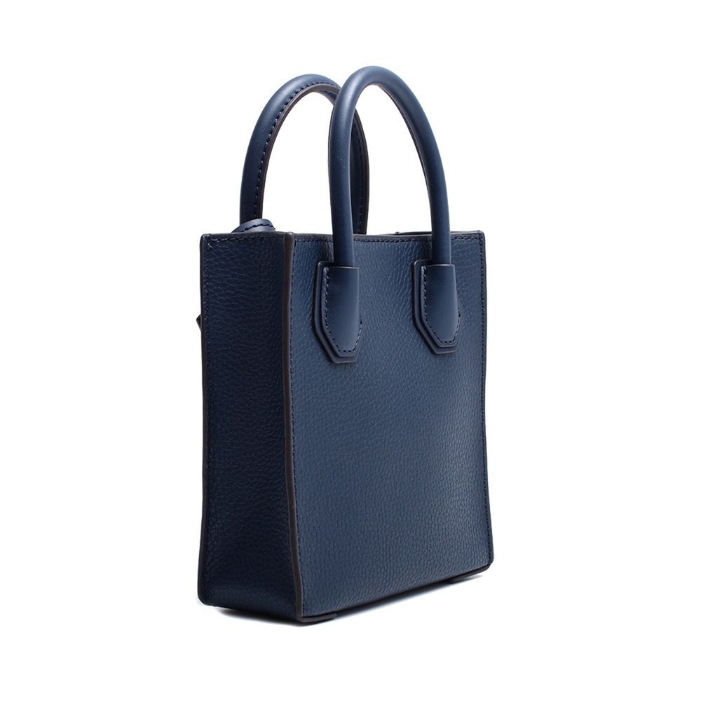 Blue Fur Handbag