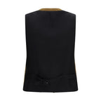 Brown Wool Oves Aries Sleeveless Jacket