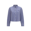Blue Cotton Dress Shirt