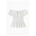 White Polyester Blouse