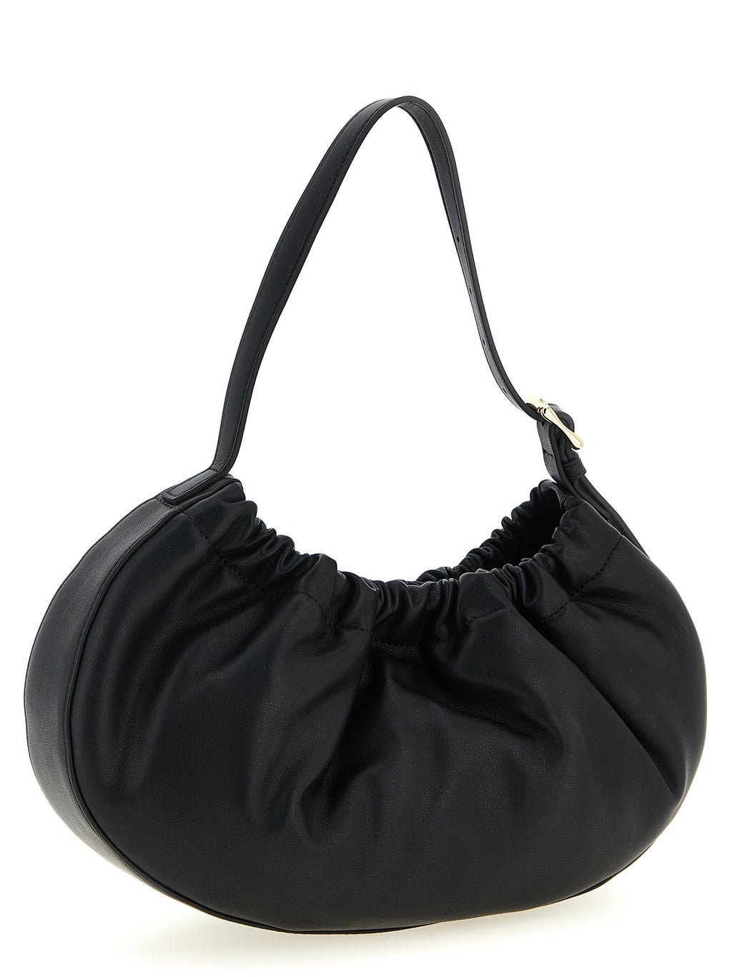 Black Polyethylene Shoulder Bag