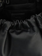 Black Polyethylene Shoulder Bag
