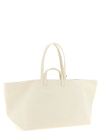 Beige Cotton Tote Bag