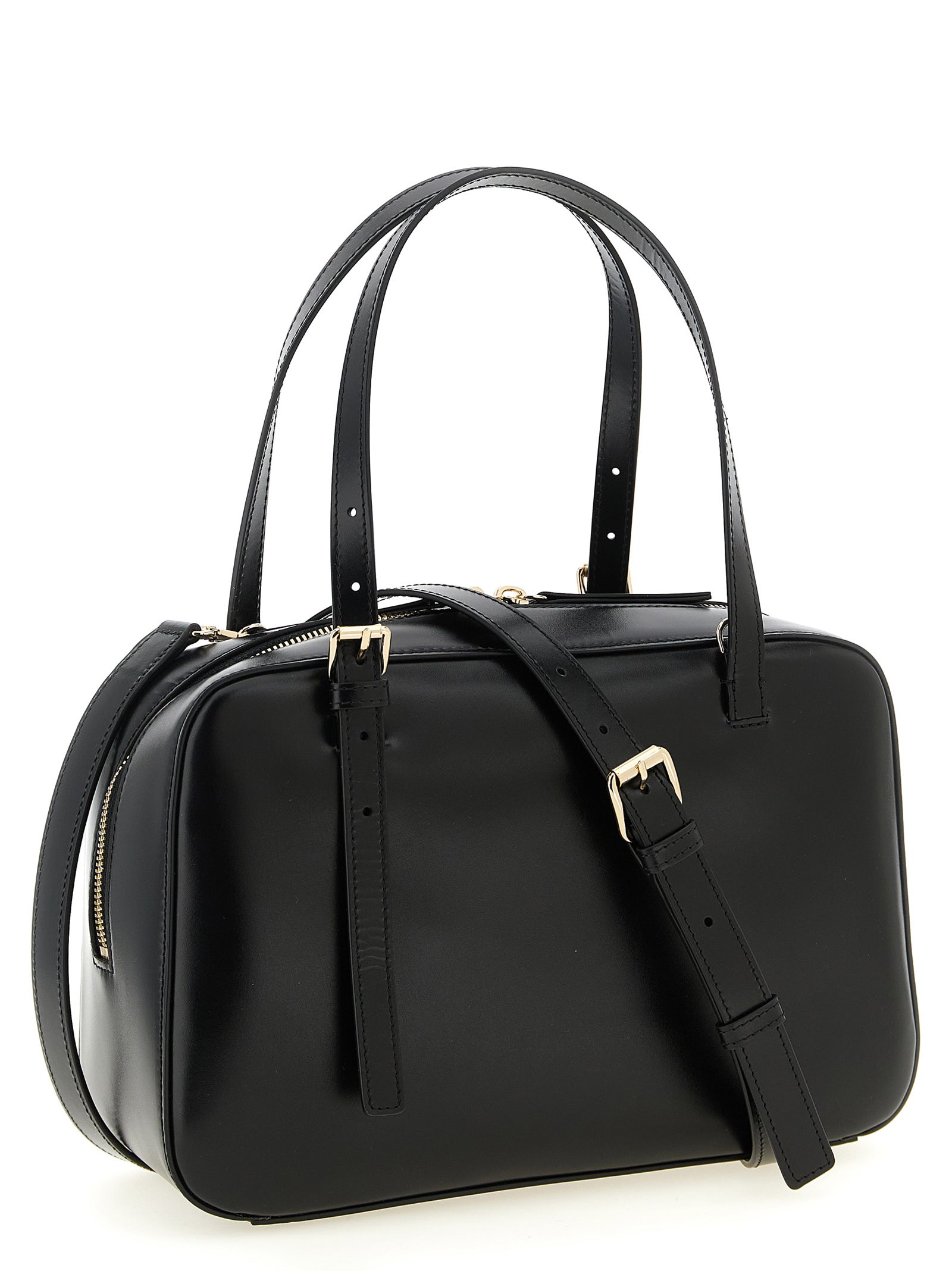 Black Cowhide Handbag