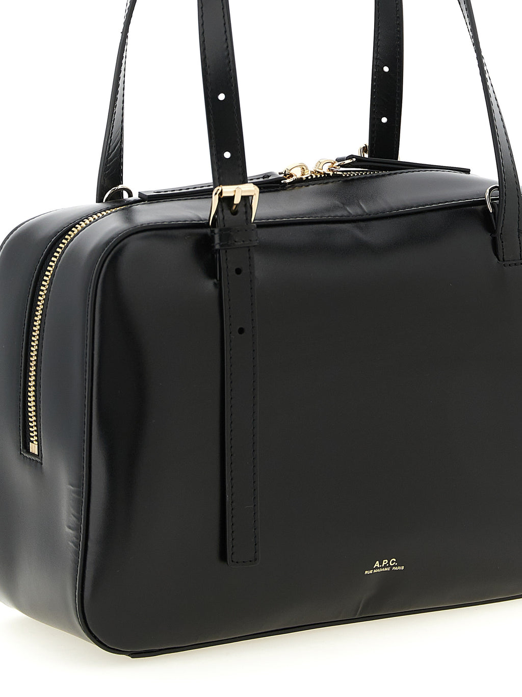 Black Cowhide Handbag