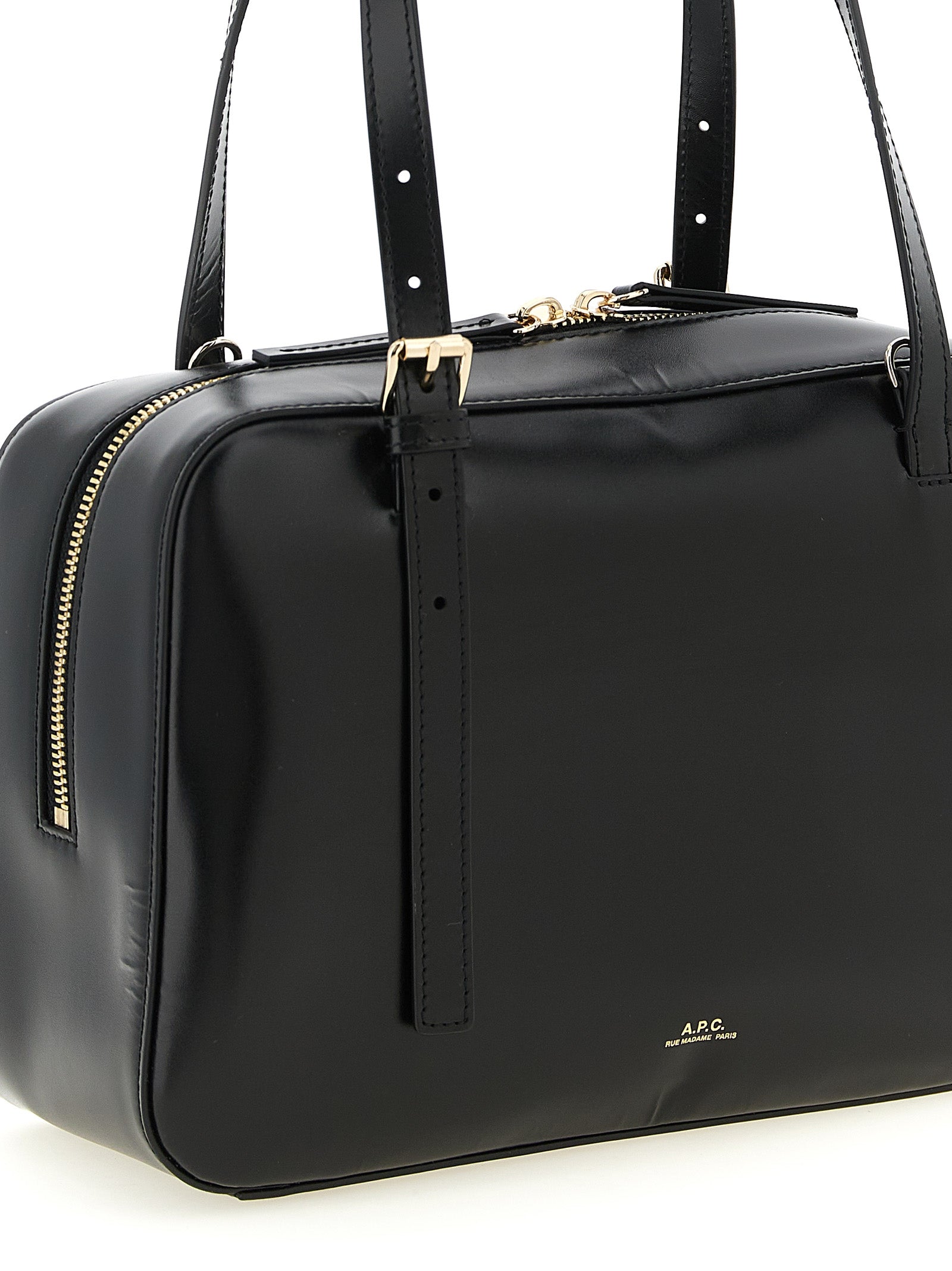 Black Cowhide Handbag