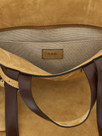 Brown Cowhide Tote Bag
