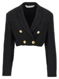 Black Polyester Blazer