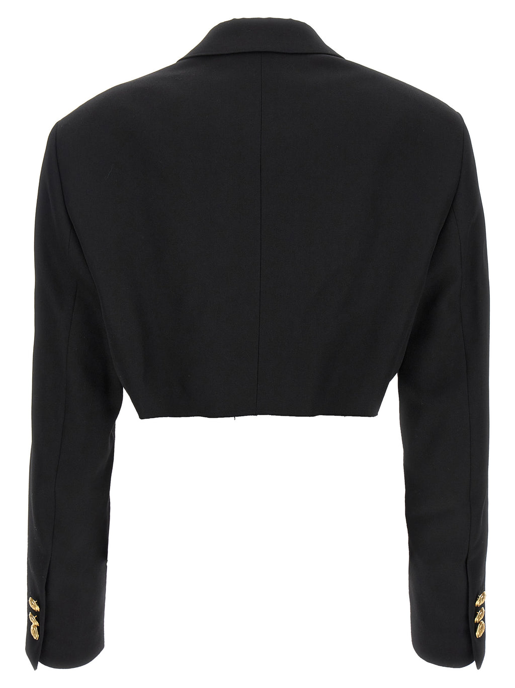 Black Polyester Blazer