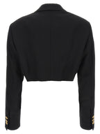 Black Polyester Blazer