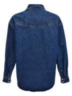 Blue Polyester Denim Jacket