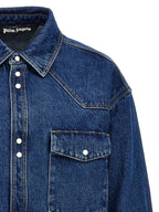 Blue Polyester Denim Jacket